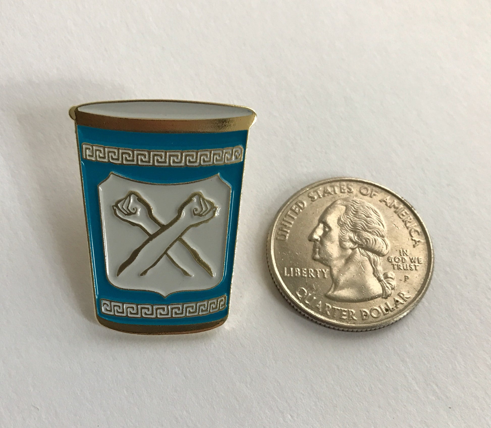 New York City Coffee Cup Pin - The Bronx Brand
