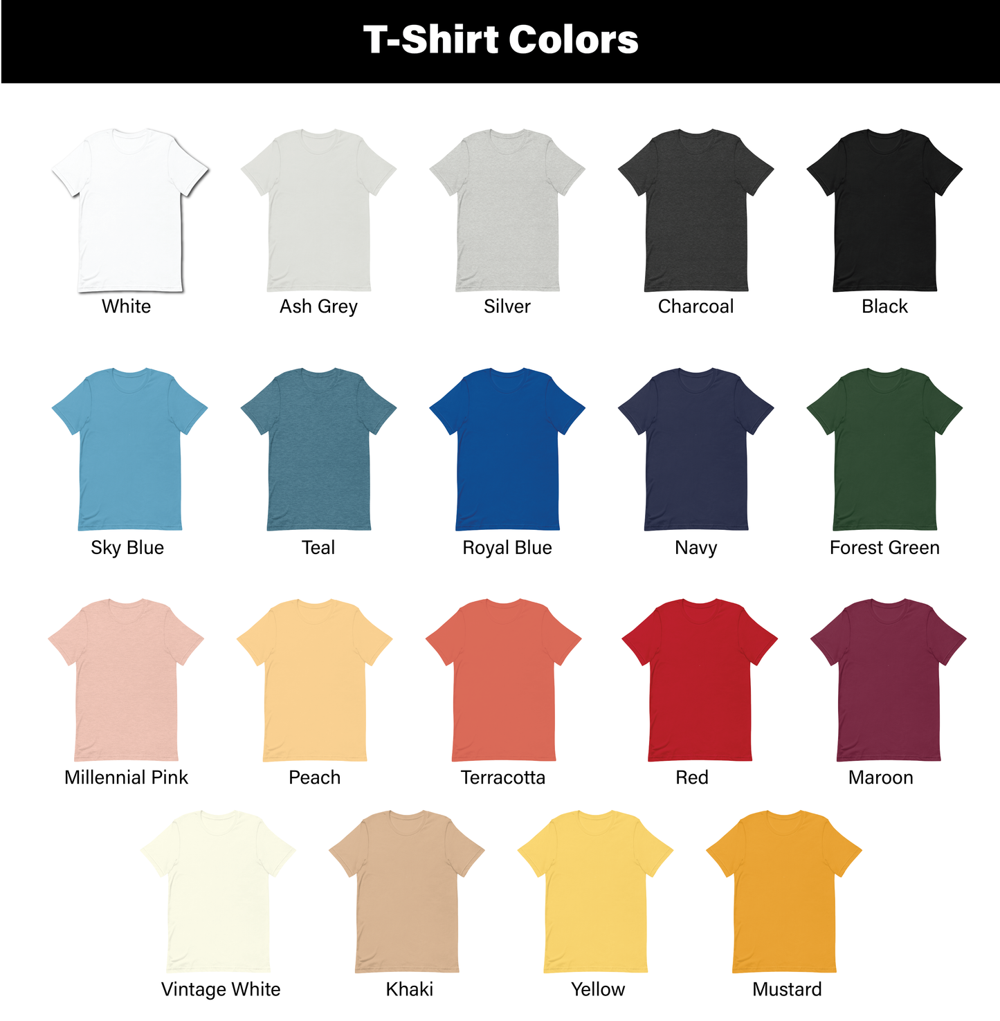 The X T-Shirt: Assorted Colors