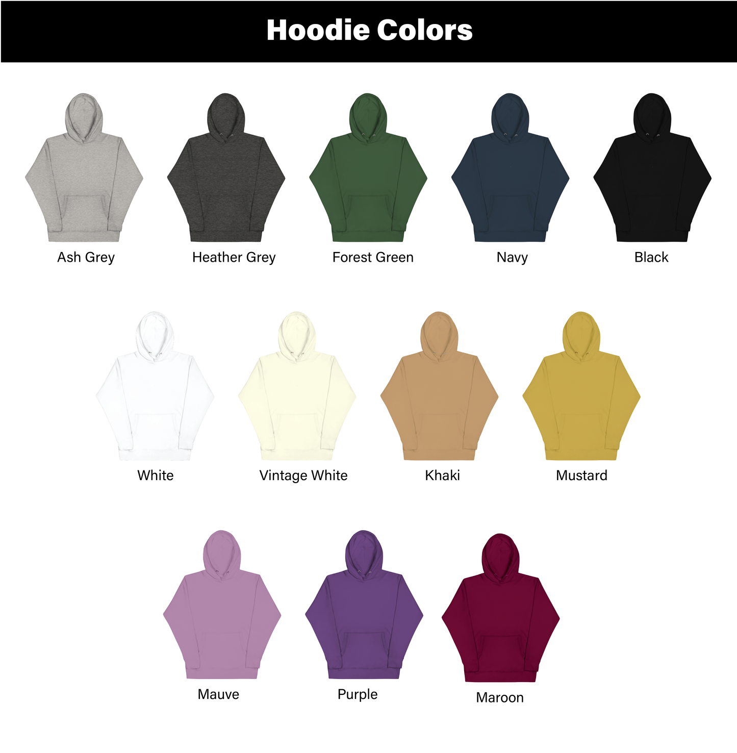 The X Hoodie: Assorted Colors