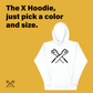 The X Hoodie: Assorted Colors