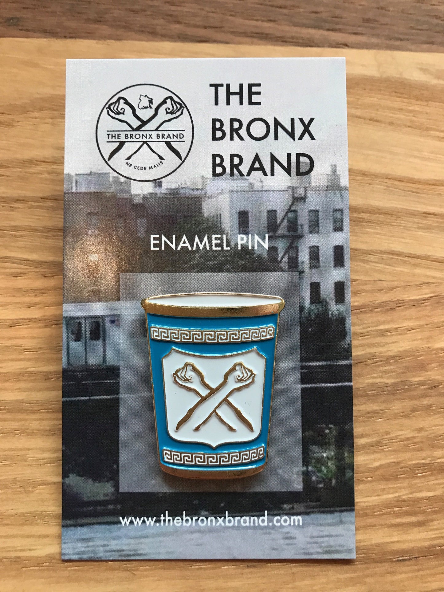 New York City Coffee Cup Pin - The Bronx Brand